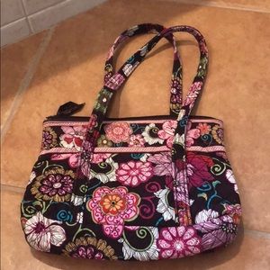 Vera Bradley Mod Pink Floral Mini Shoulder Bag